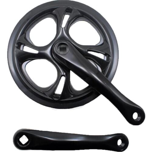48T 170mm Single Speed bike Crankset Road Folding Bike FixedGear Crank set Aluminum alloy Chainwheel Sprocket Accessories Part