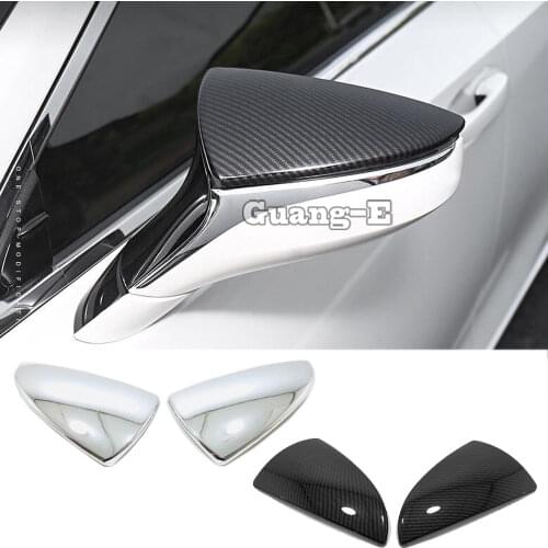 Car ABS Chrome Back Rear View Rearview Side Mirror Trim Panel Lamp Eyebrow For Lexus Es Es200 Es250 Es300h Es350 2018 2019 2020