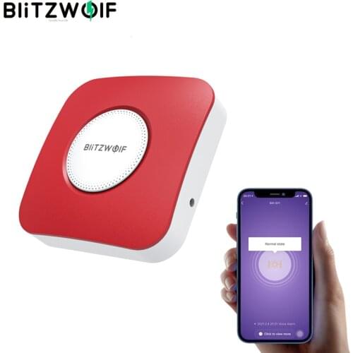 BlitzWolf BW-IS11 Wifi Wireless Smart Siren Alarm Real-time Alarm Push APP Control works with Tuya Smart Life Smartlife APP