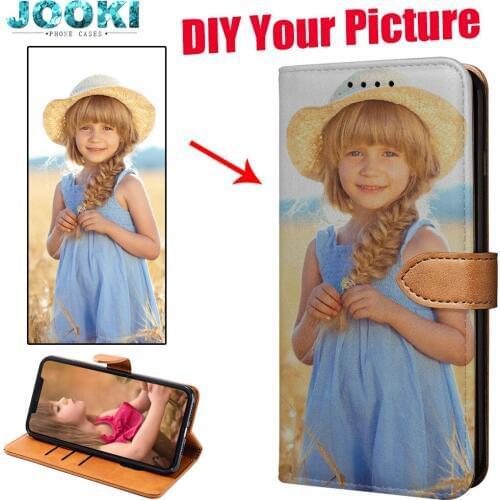 JOOKI Wallet Case For huawei honor 9 lite case cover DIY Custom Personalized Phone Case For Huawei Honor 9 Flip Cover