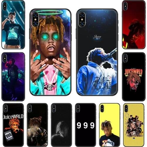 Rapper Juice WRLD 999 Phone case For iphone 4 4s 5 5S SE 5C 6 6S 7 8 plus X XS XR 11 PRO MAX 2020 black art prime silicone funda
