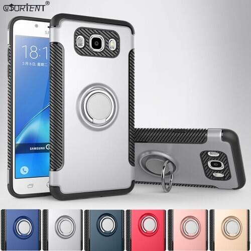 Ring Case for Samsung Galaxy J3 J5 J7 2016 J76 J56 J36 Hybrid Armor Shockproof Phone Cover SM-J710F SM-J710FN/DS Stand Cases