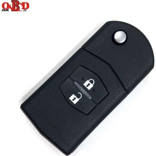 HKOBDII NEW For Mazda M6 M3 Flip Remote Car Key 2 Button 313.8MHZ