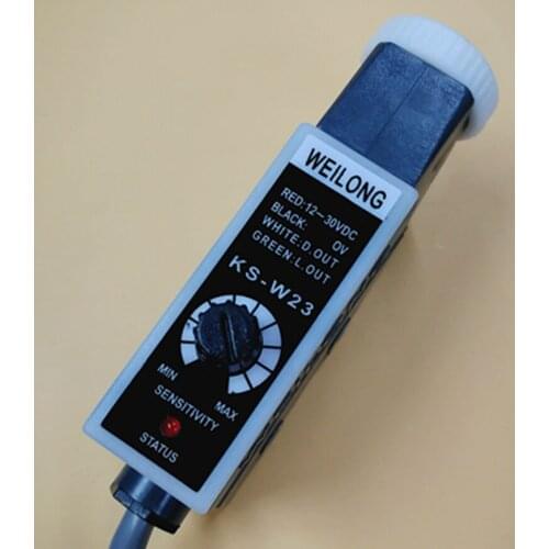 KS-RG22 Red and Green Light Source Color Mark Sensor Bag Making Machine Photoelectric Eye Color Tracking Sensor WEILONG