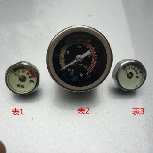 30mpa40mpa Pressure Gauge High-Pressure Pump High-Pressure Gas Pump General Use 10 X1 Thread Gauge Size Pressure Gauge