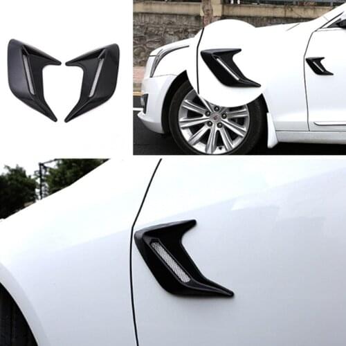 2pcs Car styling Car Vent Simulation Shark Gills Sticker for Volkswagen VW Golf 4 6 7 GTI Tiguan Passat B5 B6 B7 Jetta Polo