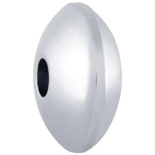 2017 New 316l Stainless Steel European Small Hole Oval Beads Charms Interval Beads For DIY Bracelet Jewelry Making