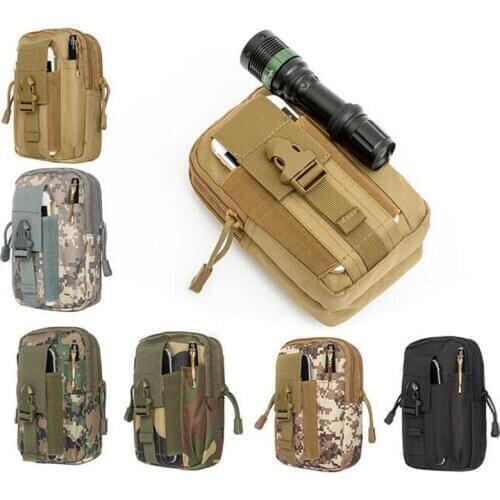Wholesale 100pcs/lot Outdoor Camping Climbing Bag Tactical Military Molle Hip Waist Belt Wallet Pouch Purse Phone Case