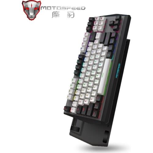 Original Newest Motoseppd Gaming Mechanical Keyboard 87-keys Red/Blue Switch USB Wired RGB Backlit BPT Keycap For Computer Gamer