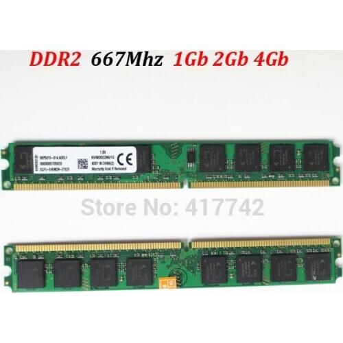 RAM memory 1Gb 2Gb DDR2 667 ( for AMD and all ) desktop PC2 5300 ** DDR 2 667Mhz 2 Gb 1 Gb -- lifetime warranty -- good quality