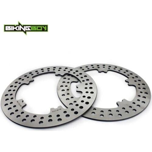 BIKINGBOY 11.8" Front Brake Discs Rotors Disks Low Rider FXDL 14 15 16 17 Street Rod VRSCR 06 07 Night Rod VRSCDX VRSCF 09-17 10