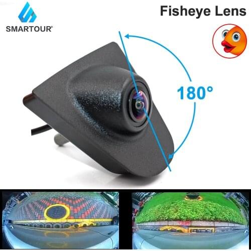 Smartour 180 Degree Fisheye Lens HD Auto Car Logo Front View Camera Parking Waterproof Night Vision For Honda CRV 2017
