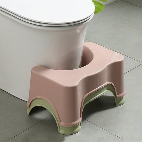 Bathroom Squatty Step Stool Toilet Stool Footstool Children Pregnant Woman Seat Bathroom Furniture Four Colors