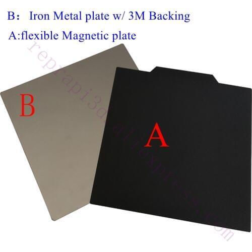 Ender3 Ender 4 3D Printer 235x235mm Removable Flex Metal Bedplate + Magnetic Sticker Build plate Tape F/ ABS TPU Nylon Filament