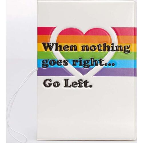 60PCS / LOT Pattern Passport Holder Documents Card Boarding Passport Cover Ticket Folder Leather Passport Protection Bag