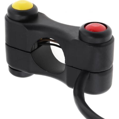 7/8'' 22MM Motorcycle Handlebar Control Switch 7 Wires 3 Button Alloy Handlebar Switches