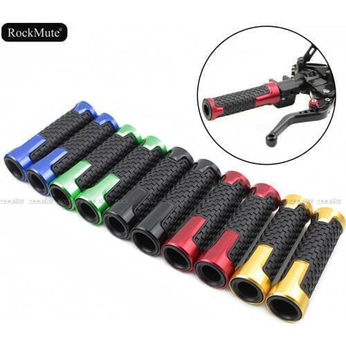 7/8" 22mm Handlebar Hand Grips For Yamaha YZF R1 R6 R3 R25 MT-25 MT-03 FJR1300 PW50 Motorcycle Rubber Antiskid Grab Grip 1 Pair