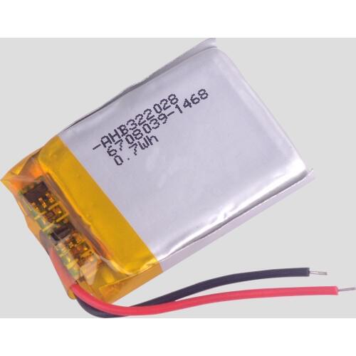 Wholesale High capacity good quality 3.7V 189mAh battery For TomTom runner cardio battery GPS sports watch battery AHB322028