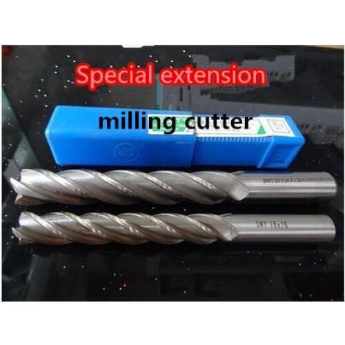 Free Shipping 4F 1PCS 6mm-20mm high speed steel straight shank vertical milling cutter milling cutter of end milling cutter