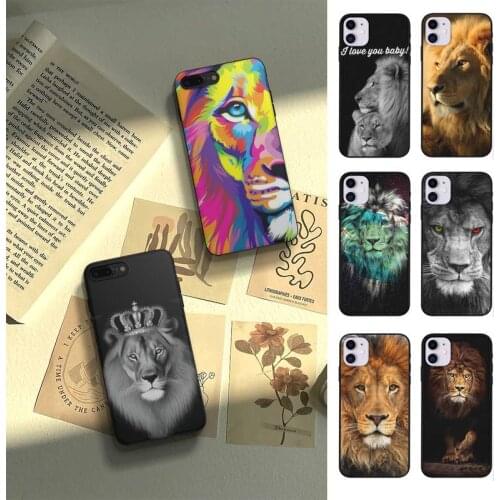Animal Lion Alpha For Male Lovely Design Phone Case For Samsung S10 S20 Fe Lite S21 S30 ULTRA Plus 5G Fundas Shell Cover