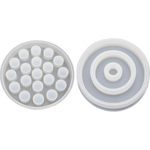 DIY Handmade Crystal Silicone Mold Epoxy Pigment Bottle Lipstick Storage Box UV Glue Resin Molds Jewelry Making Tool