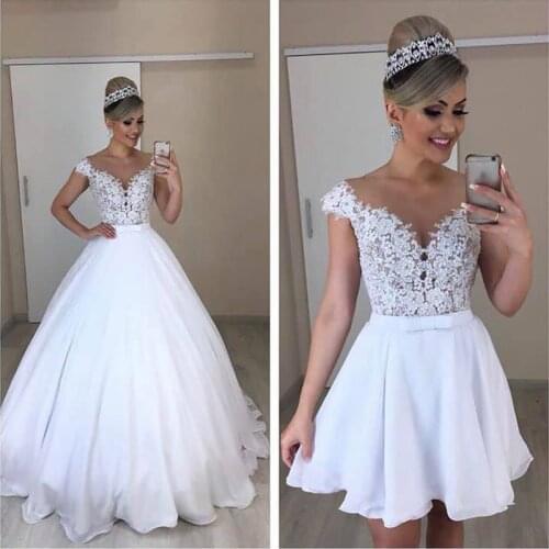 GOOFLORON Chiffon Wedding Dresses