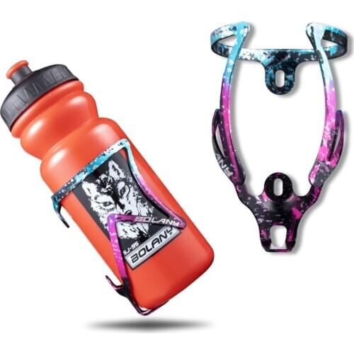 Mountain Bike Aluminum Alloy Bottle Cage Bicycle Bottle Cage One-piece Gradation Color Not Easy To Scratch Water Bottle