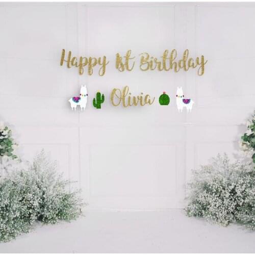 Custom Happy 1st birthday banner, Personalised banner, birthday decoration, gold happy birthday banner, butterfly banner