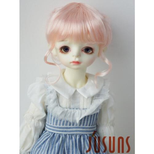 JD261 1/8 1/6 1/4 1/3 5-6inch 6-7inch 7-8inch 9inch Synthetic Mohair Doll Wigs Updo style BJD Hair