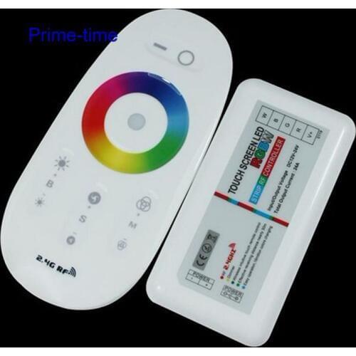 Milight 2.4G Touch Screen RGBW LED Controller DC12V - 24V 24A & Wireless RF Remote For RGBW RGBWW LED Strip Light
