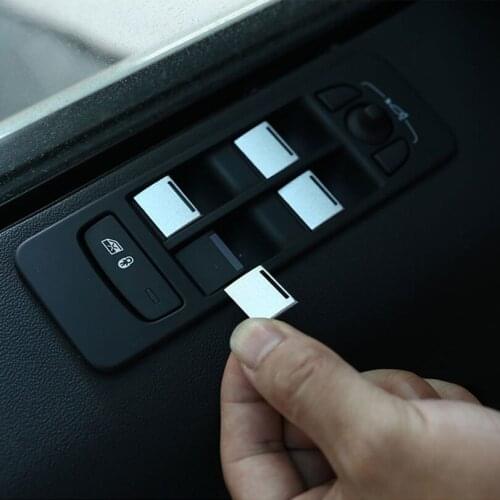 For Land Rover Discovery Sport 2020 Car Window Lift Switch Button Trim Cover Stickers Accessories