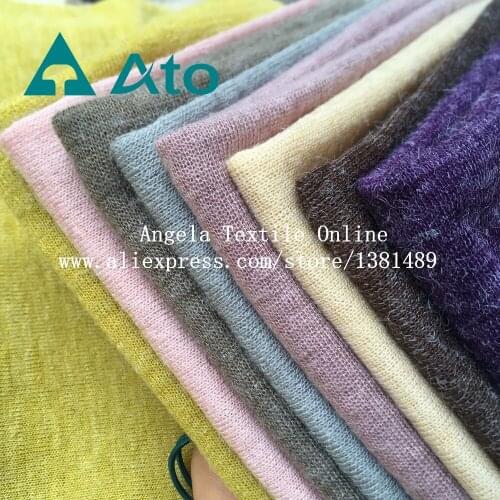 New Soft Polyester/cotton blended knitted stretch Fabric DIY sewing craft garment fabric , width 165 cm, baby photography props