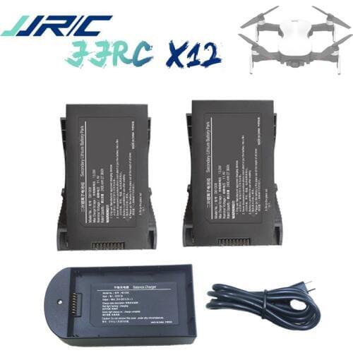 Original X12 EX4 11.4V 2400mAh LiPo Battery for JJRC X12 5G WiFi FPV RC GPS Drone Spare parts Accessories