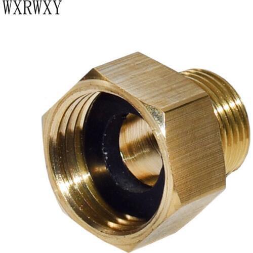 Wxrwxy Faucet female 1/2 to the 3/8 male adapter 1/2 Reducing joint 3/8 threaded Connector drip irrigation fittings 2 pcs