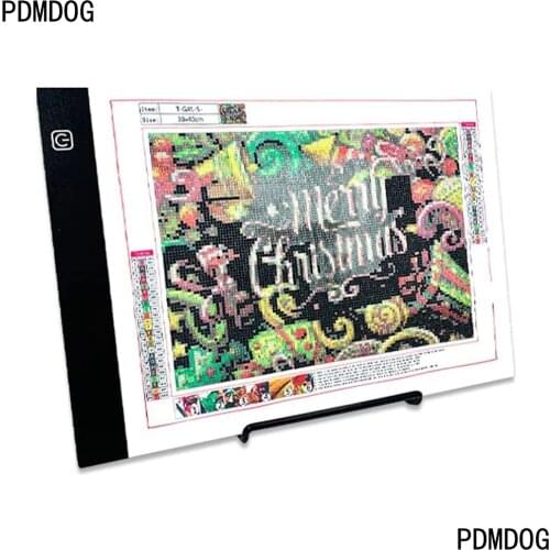 A3/A4/A5 Size Drawing Tablet Led Light Pad Tablet Diamond Painting Tools Eye Protection Bright Copy Board Diamond Embroidery art