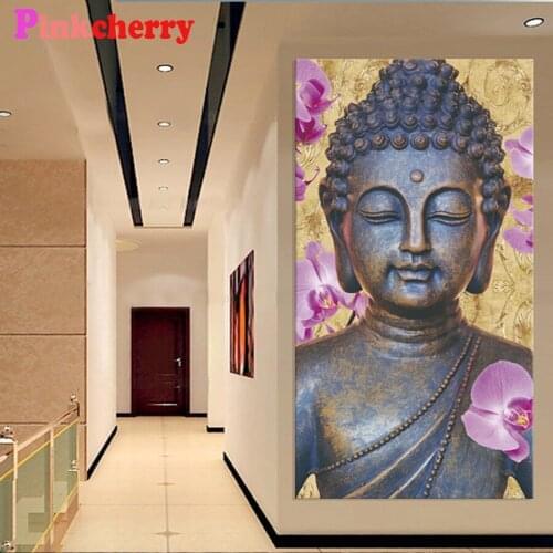 Full Square DIY 5D Diamond Painting Religion buddha Embroidery Diamond Mosaic Pictures Of Rhinestones Cross Stitch Home Decor
