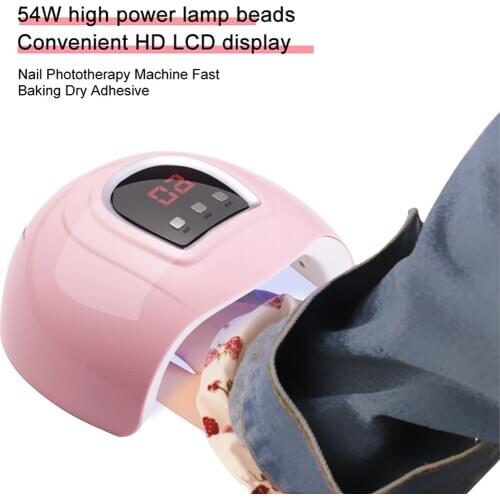 Practical Multi-functional Classic Pro 54W LED UV Nail Dryer Curing for All Gel Polish Lamp Infrared Sensing Smart