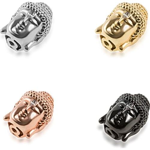 DIY Multi-Color and Versatile Accessories Buddha Head Earrings Bracelet Connector To Make Luxury Jewelry Accessories