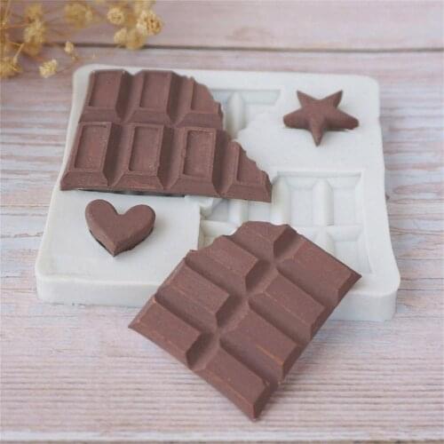 Chocolate bars Sugarcra mold Have a bite fondant mold cake decorating tools chocolate gumpaste mold