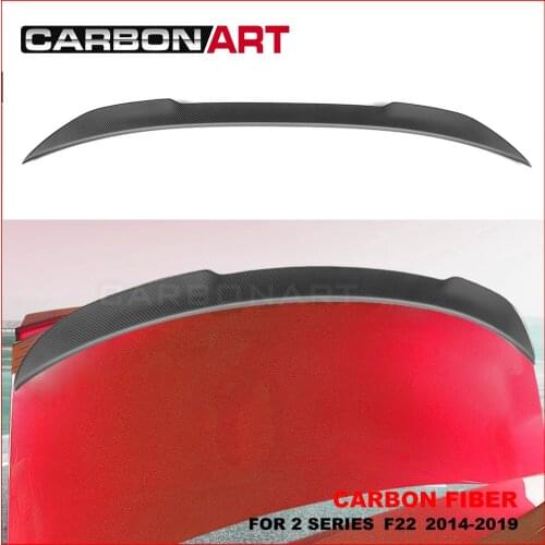 For F52 M Style Carbon Fiber Rear Trunk Spoiler Rear Car Wing for bm w 1 Series F52 Convertible carbon fiber spoiler 2017-2019
