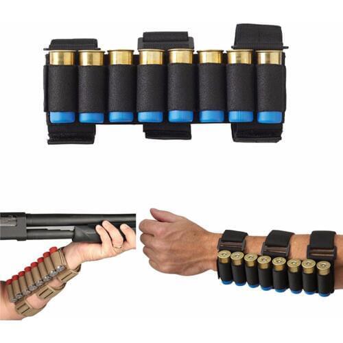 Hunting Ammo Carrier Molle Shell Pouch Shotgun Bullet Holder Rifle Cartridge 8 Round EDC Tactical Removable arm bullet bag