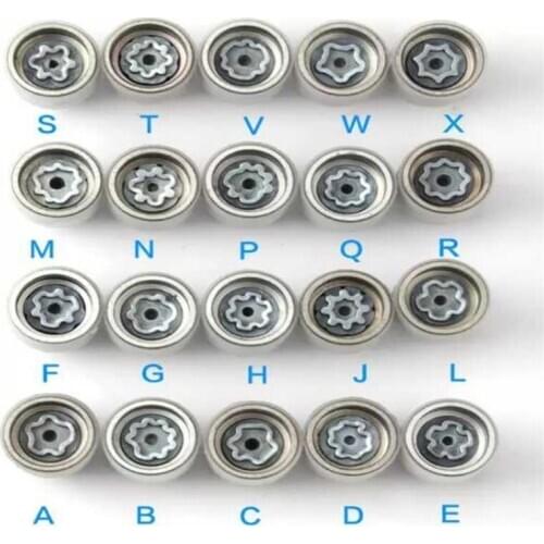1Pcs Tire anti-theft screw disassembly tool key sleeve For Audi A1 A5 A3 A4L A6L A7 Q3 Q5 A8 TT R8 "ABCDEFGHJLMNPQRSTVWX"