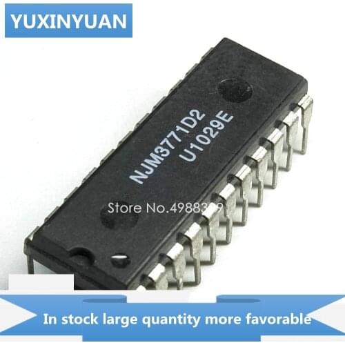 10PCS/LOT NJM3771D2 JM3771D2 NJM 3771D2 NJM3771 DIP22 in stock