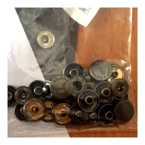 3000sets+Tool Kit 12.5mm DIY Brass Metal Snap Button Garment Spring Snap Fastener Press Stud Scrapbook Popper Snap Button