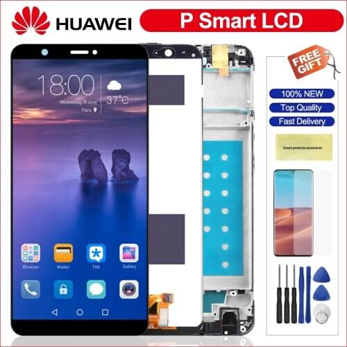 5.65'' Display Screen For HUAWEI P Smart PSmart LCD Display Touch Screen With Frame Assembly For Huawei Enjoy 7S FIG LX1 L21 Lcd