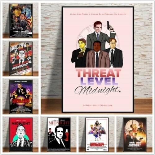 DIY 5D Diamond Painting Threat Level Midnight Custom TV Series Show Home Decor Embroidery Diamond Mosaic Cross Stitch Needle