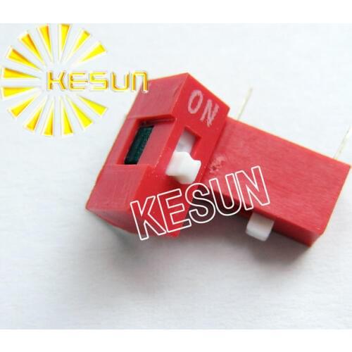 FREE SHIPPING 20PCSx China Quality DS-01 Red 1P DIP Switch 2.54mm 1 Position Code Switch Slide Switch