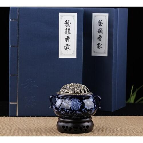 Incense road, appliances, electronic thermostat electric aromatherapy incense ceramic furnace sandalwood Aloes essential oil