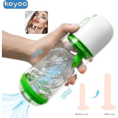 Masturbation Cup Automatic Masturbators Male Sex Toys for Men Blowjob Vaginal Pussy Vibrators Sexules Toy for Adults 18 Sex Shop