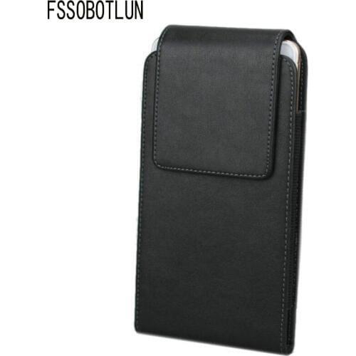 FSSOBOTLUN,For Doogee BL5000 5.5 inch Doogee BL7000 Black Pouch Bag Case Vertical Pocket Belt Waist Phone Case